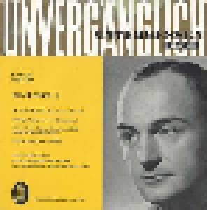 Cover - Willi Forst: Unvergänglich - Unvergessen - Willi Forst - 1