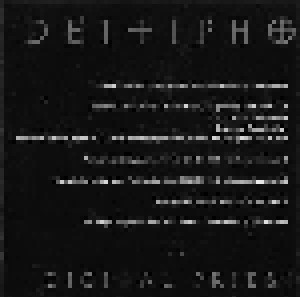 Deitiphobia: Digital Priests - The Remixes (CD) - Bild 3