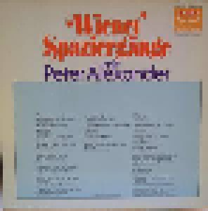 Peter Alexander: Wiener Spaziergänge (LP) - Bild 2