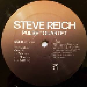 Steve Reich: Pulse / Quartet (LP) - Bild 4