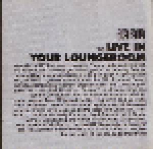 Live In Your Loungeroom (CD) - Bild 2