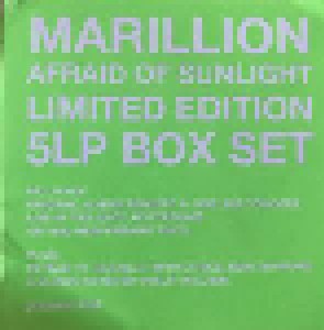 Marillion: Afraid Of Sunlight (5-LP) - Bild 3