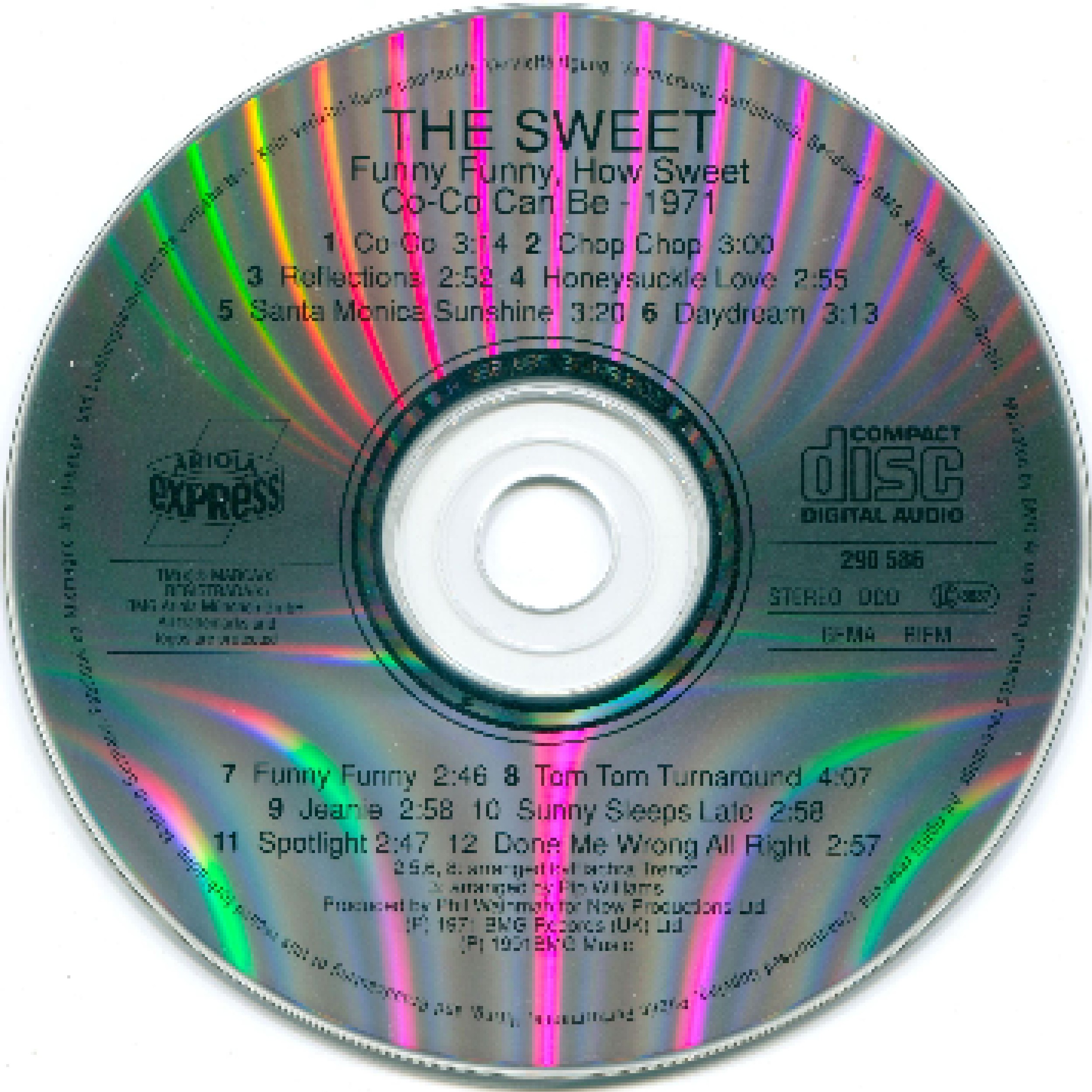 Funny Funny, How Sweet Co-Co Can Be | CD (1991, Re-Release) von The Sweet