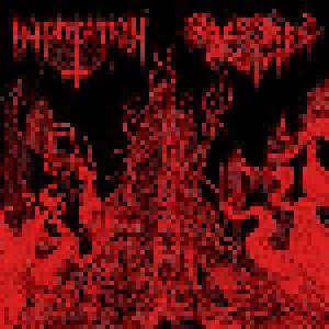 Imprecation + Black Blood Invocation: Diabolical Flames Of The Ascended Plague (Split-LP) - Bild 1