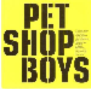 Pet Shop Boys + Peter Rauhofer + The Pet Shop Boys = The Collaboration: You Only Tell Me You Love Me When You're Drunk (Split-Mini-CD / EP) - Bild 1