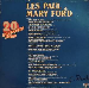 Les Paul & Mary Ford: 20 Greatest Hits (LP) - Bild 2