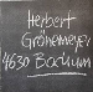 Cover - Herbert Grönemeyer: 4630 Bochum
