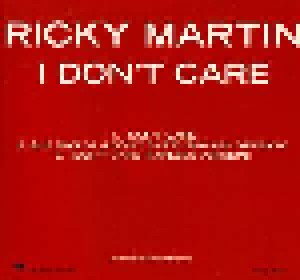 Ricky Martin: I Don't Care (Promo-Single-CD) - Bild 2