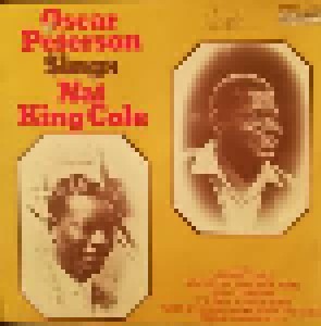 Cover - Oscar Peterson: Oscar Peterson ‎Sings Nat King Cole