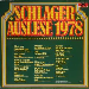 Schlager Auslese 1978 (LP) - Bild 2