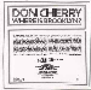 Don Cherry: Where Is Brooklyn? (SHM-CD) - Bild 3