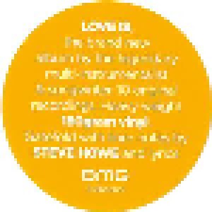 Steve Howe: Love Is (LP) - Bild 7