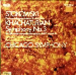 Cover - Aram Chatschaturjan: Symphony No. 3 For Full Symphony Orchestra, Organ And 15 Trumpets / Russian Easter Overture