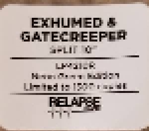 Exhumed: Exhumed / Gatecreeper (10") - Bild 5