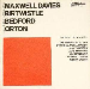 Peter Maxwell Davies + Harrison Birtwistle + David Bedford + Richard Orton: New Music From London (Split-LP) - Bild 1