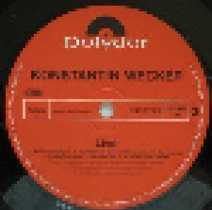 Konstantin Wecker: Live (2-LP) - Bild 6