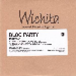Bloc Party: Intimacy (Promo-CD) - Bild 1