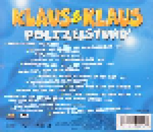 Klaus & Klaus: Polizeistund' (CD) - Bild 2