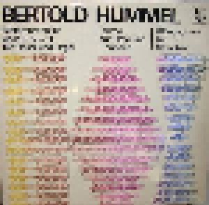 Cover - Bertold Hummel: Metamorphosen - Yume - Klangfiguren