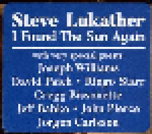 Steve Lukather: I Found The Sun Again (CD) - Bild 6
