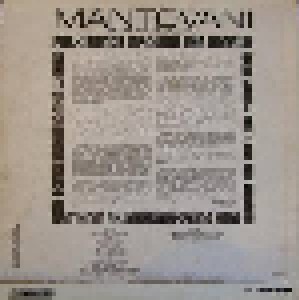 The Mantovani Orchestra: Folk Songs Around The World (LP) - Bild 2