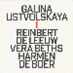 Cover - Galina Ustwolskaja: Reinbert De Leeuw, Vera Beths, Harmen De Boer – 1