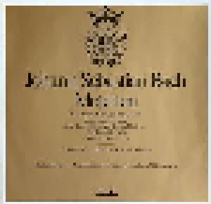Johann Sebastian Bach + Johann Bach: Motetten (Split-2-LP) - Bild 1