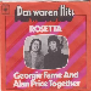 Georgie Fame + Georgie Fame & Alan Price: The Ballad Of Bonnie & Clyde / Rosetta (Split-7") - Bild 2