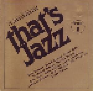 Cover - Ferdinand "Jelly Roll" Morton: That's Jazz Vol.1