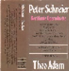 Peter Schreier - Theo Adam - Berühmte Opernduette (Tape) - Bild 2