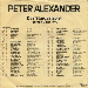 Peter Alexander: Schwarzes Gold (7") - Bild 2