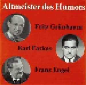 Cover - Fritz Grünbaum & Max Ehrlich: Altmeister Des Humors