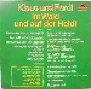 Klaus & Ferdl: Im Wald Und Auf Der Heidi (LP) - Bild 2