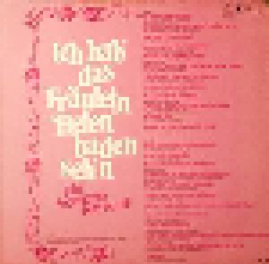 Ich Hab' Das Fräulein Helen Baden Seh'n (Die Fröhliche Hitrevue) (LP) - Bild 2