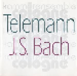 Johann Sebastian Bach + Georg Philipp Telemann: Brandenburgisches Konzert Nr. 2 BWV 1047 // Konzert Für Trompete D-Dur / Ouverture (Suite) In E-Moll (Split-CD) - Bild 1