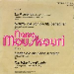 Nana Mouskouri: Nana Mouskouri (Amiga Quartett) (7") - Bild 2