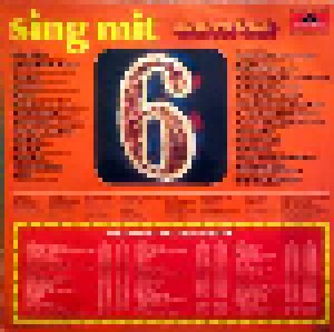 James Last: Sing Mit 6 Potpourri (Von Hamburg Bis Mexiko) (LP) - Bild 2