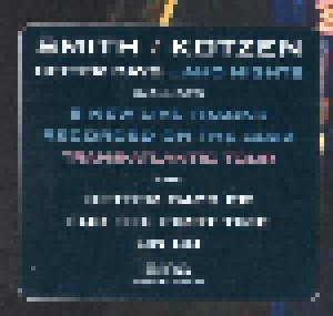 Smith / Kotzen: Better Days...And Nights (CD) - Bild 9