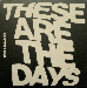 Cover - Inhaler: These Are The Days