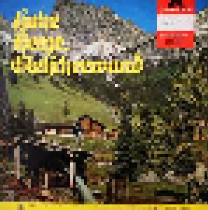 Cover - Sonora Trio: Hohe Berge, Gletscherwand