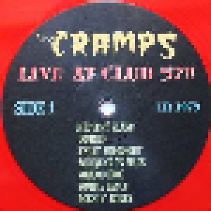 The Cramps: Live At Club 57!! 1979 (LP) - Bild 3