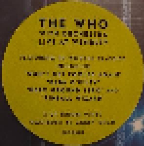 The Who: With Orchestra Live At Wembley (3-LP) - Bild 2