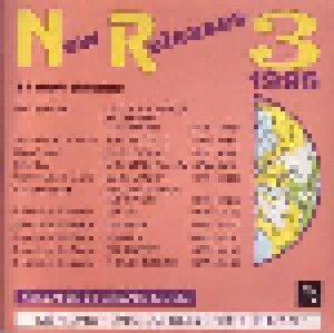New Releases 3 1996 · Released By Oreade Music (Promo-CD) - Bild 1
