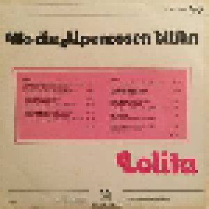 Lolita: Wo Die Alpenrosen Blühn (LP) - Bild 2
