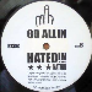 GG Allin: Hated In The Nation (LP) - Bild 4