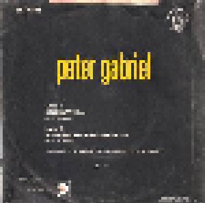 Peter Gabriel: Solsbury Hill (7") - Bild 2