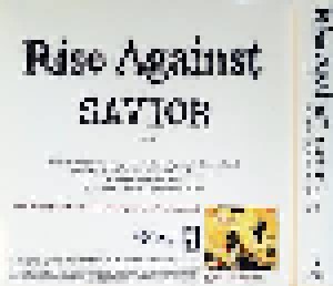 Rise Against: Savior (Promo-Single-CD) - Bild 2