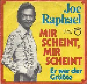 Joe Raphael: Mir Scheint, Du Hast Geweint - Cover
