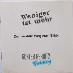 Günter Gerbitz: Weniger Ist Mehr (CD) - Bild 1