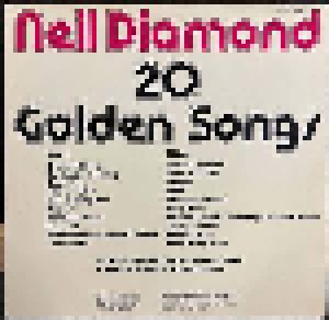 Neil Diamond: 20 Golden Songs (LP) - Bild 2
